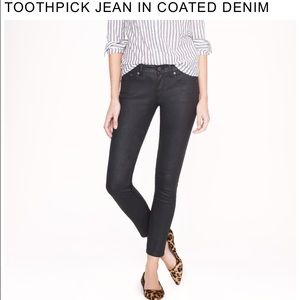 Like NEW SOLD OUT JCREW toothpick coated denim